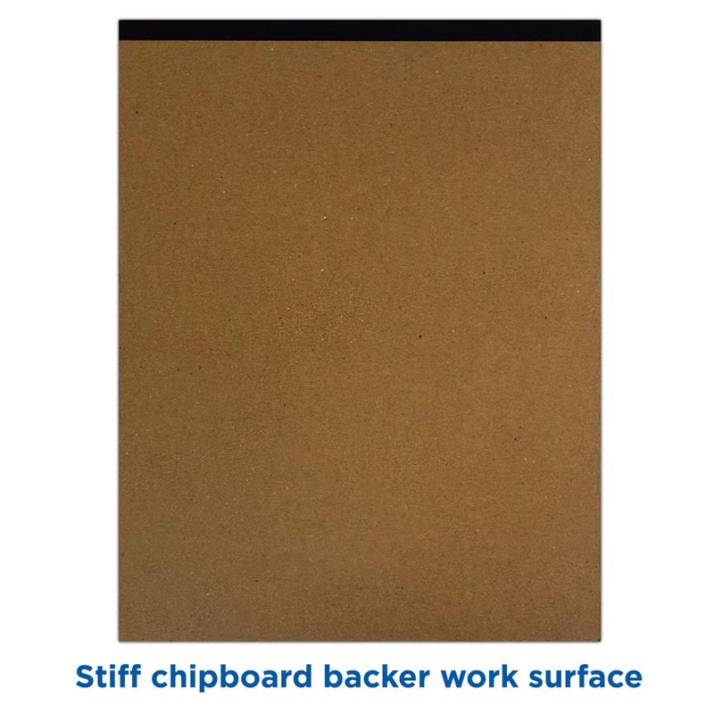 ALVIN Cross Section Graph Paper Pad 8.5" x 11" Model 1422-4 Acid-Free Use with Pencil or Ink Laser Copier and Inkjet Compatible 8" x 8" Grid - 50 Sheet Pad 8.5 x 11 Inch - Image 3